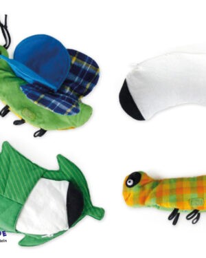 Entwicklung des Schmetterlings aus Stoff Aus einem Krempeltier wird ein Schmetterling ... Das Set zeigt, wie aus einem Ei eine Raupe und daraus ein Schmetterling wird: durch zwei Stofftiere, die ineinander umkrempelbar sind. Mit dem dreiteiligen Stoffmodell kann schon den Kleinsten die faszinierende Verwandlung des Schmetterlings vermittelt werden. Kisus e.K. - Kinder, Spiel und Spaß - Fach-Großhandel für Kita, Kindergarten, Krippe und Schule