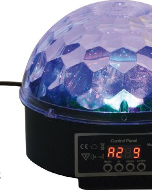 Lichtprojektor Faszinierende Objekte Diskokugel und Lichtprojektor in einem