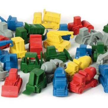 Baufahrzeuge Zählspiel Zählen, spielen und sortieren ... Mit acht verschiedenen Fahrzeugtypen können Kinder spielerisch an das Zählen lernen und erste Rechenübungen herangeführt werden.