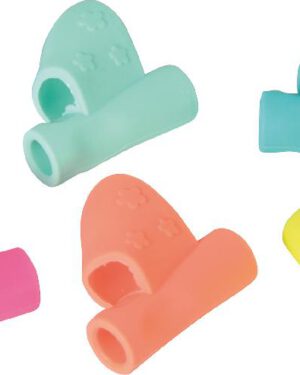 Schreibhilfe 12er Set Führung für den Zeigefinger ... Die softweichen Stiftehalter geben dem Zeigefinger und Daumen Halt bei der Führung des Stiftes. Sie sind ideal für Rechtshänder zum Erlernen der Schreibhaltung. Kisus e.K. - Kinder, Spiel und Spaß - Großhandel für Kitaausstattung, Spielwaren und Bastelbedarf