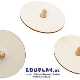 DIY Kreisel 6er Set Lass ihn drehen ... erst den Kreisel nach Herzenslust gestalten dann einfach ein paar Tropfen Leim auf die Einkerbung der Spitze, zusammendrücken, 5 Minuten aushärten lassen und schon kann's los gehen! Je nach Gestaltung entsteht ein ganz eigenes Rotations-Bild.