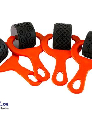 Mal- und Knet-Strukturroller 4er Set Nr 2