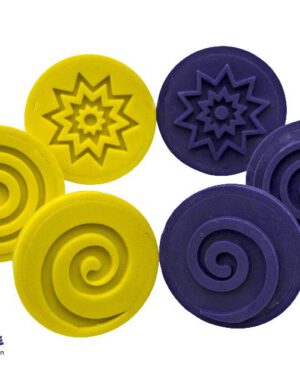 Positiv-Negativstempel 6er Set Nr 2