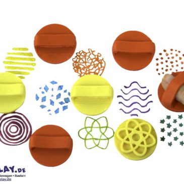 Fingerstempel Muster 8er Set