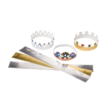 Metallic Kronen 12er Set