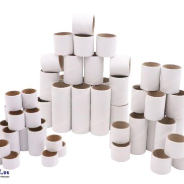 Kartonrollen zum Basteln 54er Set 54 Bastelrohre aus Karton ... in 9 verschiedenen Größen. Diese Modellierrollen aus Pappe sind ideal für eine ganze Fülle von Modellier- und Collage-Arbeiten. Warum nicht ein Teleskop oder einen Stifthalter basteln? Oder bastel zusammen mit anderen Materialien ein Märchenschloss oder einen Leuchtturm. Kisus e.K. - Kinder, Spiel und Spaß - Großhandel für Kindergarten Kita, Kindertagesstätte, KRippe, Kinderkrippe, Hort und Schule - Bastelbedarf