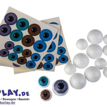 3D-Augen gewölbt 16er Set