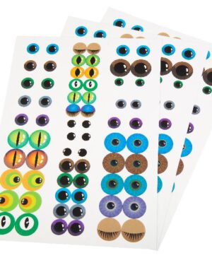 Bunte Augensticker 204er Set
