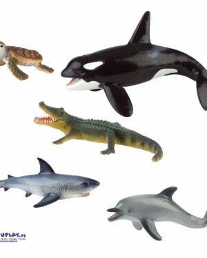 Meer Spielfiguren 5er Set Natur- und detailgetreue Spielfiguren ... Für Rollenspiele, Märchenstunden, Tiergeschichten ... die hochwertig verarbeiteten Figuren sorgen für Spielspaß, regen die Fantasie an, fördern das Sprechen und soziale Kompetenzen.