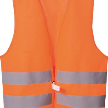Warnweste mittel 49 x 54 cm Mehr Sicherheit auf dem Schulweg und unterwegs ... Die Warnweste sorgt dafür, als Fußgänger und Radfahrer besser gesehen zu werden. Mit zwei rundum laufenden, 5 cm breiten Reflektorstreifen und Schnalle vorn - sorgfältig verarbeitet. Die ist auch toll für Rollenspiele, z.B. als Bauarbeiter oder Feuerwehrmann.
