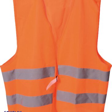 Warnweste groß 58 x 61 cm Mehr Sicherheit auf dem Schulweg und unterwegs ... Die Warnweste sorgt dafür, als Fußgänger und Radfahrer besser gesehen zu werden. Mit zwei rundum laufenden, 5 cm breiten Reflektorstreifen und Schnalle vorn - sorgfältig verarbeitet. Die ist auch toll für Rollenspiele, z.B. als Bauarbeiter oder Feuerwehrmann.