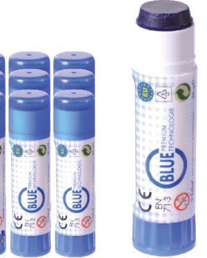 Zauber Klebestift 25g 12er Set Transparent trocknender Klebestift ... Im Klebestift ist blaue Farbe enthalten, die zeigt, auf welche Fläche bereits Kleber aufgetragen wurde. Nach dem Trocknen ist der Kleber transparent. Er ist für Papier, Pappe und Fotos ... geeignet, sparsam im Verbrauch, lösungsmittelfrei und auswaschbar.