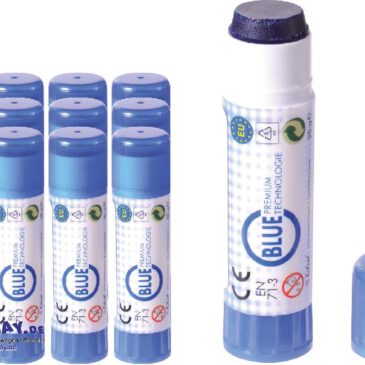 Zauber Klebestift 25g 12er Set Transparent trocknender Klebestift ... Im Klebestift ist blaue Farbe enthalten, die zeigt, auf welche Fläche bereits Kleber aufgetragen wurde. Nach dem Trocknen ist der Kleber transparent. Er ist für Papier, Pappe und Fotos ... geeignet, sparsam im Verbrauch, lösungsmittelfrei und auswaschbar.