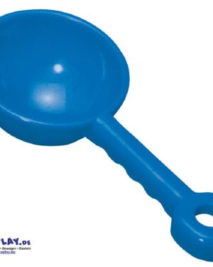 Schöpfkelle Blau Wasser schöpfen oder Sand buddeln ... Die robuste Schöpfkelle ist perfekt zum Buddeln, Schaufeln und Bauen von Sandbergen und Türmen. Auch Wasser lässt sich damit schöpfen und transportieren, z. B. um Wasserbahnen zu befüllen. Mit ihrem praktischen Loch zum Aufhängen.