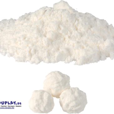 Wunderschnee 1 kg Fluffig-fließendes Material für taktile Erlebnisse ... Der Wunderschnee ist ein faszinierendes Spielmaterial, das Kinder in eine winterliche Welt eintauchen lässt. Er ist weich und locker, fühlt sich angenehm an und fließt leicht durch die Finger - ein ganz besonderes haptisches Erlebnis. Er lässt sich temporär zu Schneebällen formen und regt die Fantasie und Kreativität der Kinder an. Das Material fördert die Feinmotorik und die sensorische Wahrnehmung.