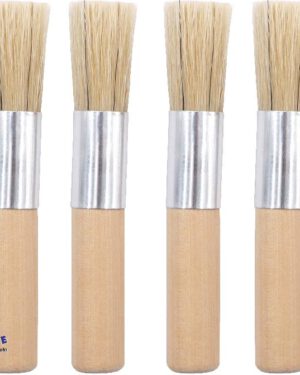 Holzpinsel 14mm 6 Stück Für plakatives Gestalten und große Flächen ... Die Kunststoffborsten sind besonders für flüssige und viskose Farben geeignet. So erzielen schon kleine Künstler mit groben Strichen in kurzer Zeit tolle Ergebnisse.