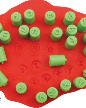 Fingerstempel ABC Kleinbuchstaben Worte und Zahlen stempeln ... Die Fingerstempel sind ein tolles Werkzeug für Kinder, um spielerisch erste Schritte in der Schrift- und Zahlenwelt zu machen und sich dann langsam zu steigern: dass der Buchstabe richtig herum steht, die Motive gleichmäßig tief in die Modelliermasse eingedrückt werden, auf einer Schriftlinie stehen und die Abstände zwischen Buchstaben und Wörtern ausgeglichen sind. Die Buchstabenstempel sind prima für kreative Projekte wie Namensschilder. Die Stempel haben verschiedene Farben - so lassen sich Zahlen, Klein- und Großbuchstaben leicht erkennen und sortieren.