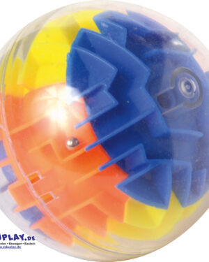Kleine Bälle, große Herausforderung! ... Im transparenten Ball wartet ein farbenfrohes 3D-Labyrinth mit einem winzigen Metallkügelchen darauf, gemeistert zu werden. Beim Balancieren, Drehen und Wenden trainieren Kinder spielerisch Geduld, Konzentration und Hand-Auge-Koordination - ein spannendes Mitgebsel mit Knobelfaktor. Labyrinth Ball 6er Set